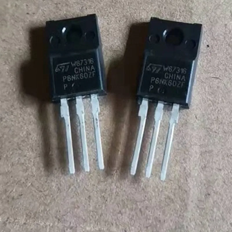 

20 шт. P6NK60ZFP 6A600V