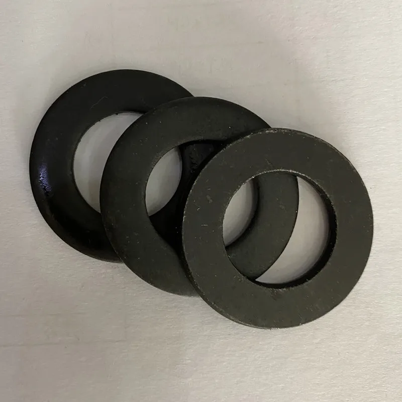 Плоская шайба из углеродистой стали черная Прокладка 5/10/25/50/100/8 8 M1.6 M2 M2.5 M3 M3.5 M4 M5 M6
