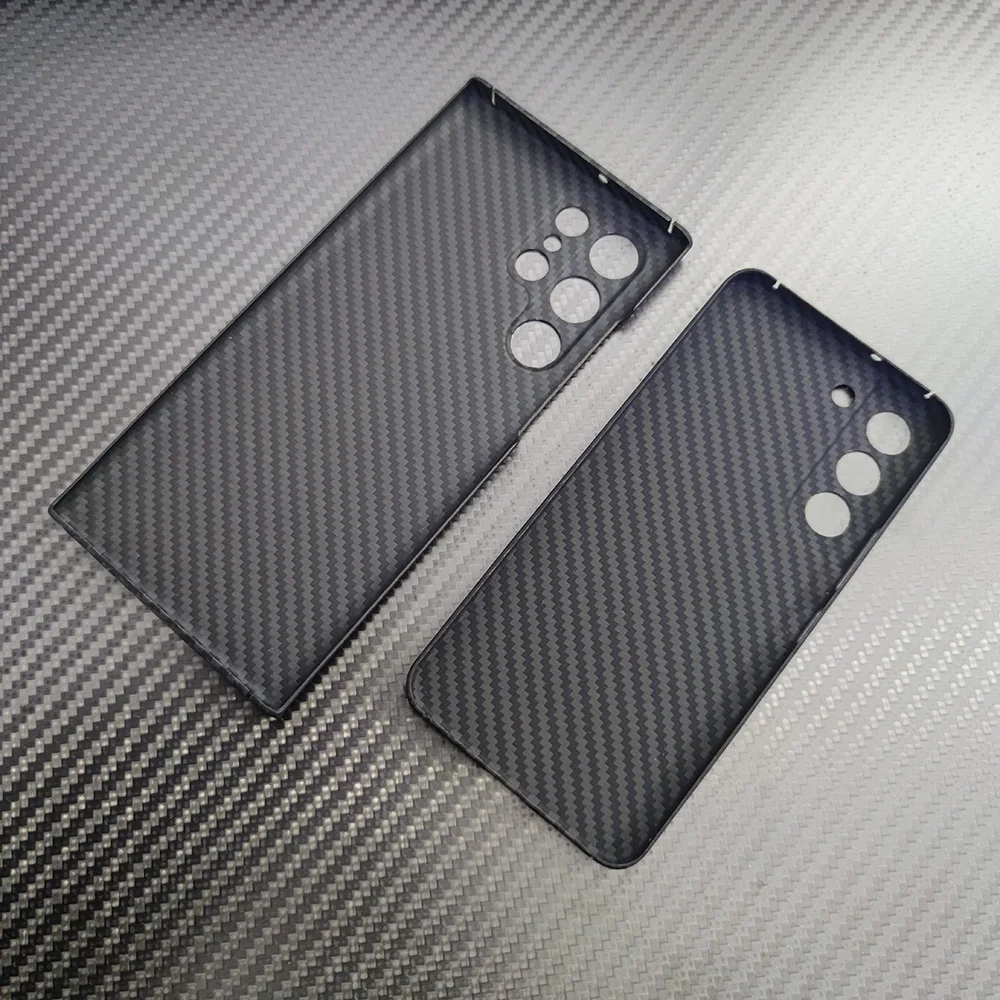 Чехол из настоящего арамидного волокна для телефона Samsung Galaxy S22 УЛЬТРАКРАСНЫЙ