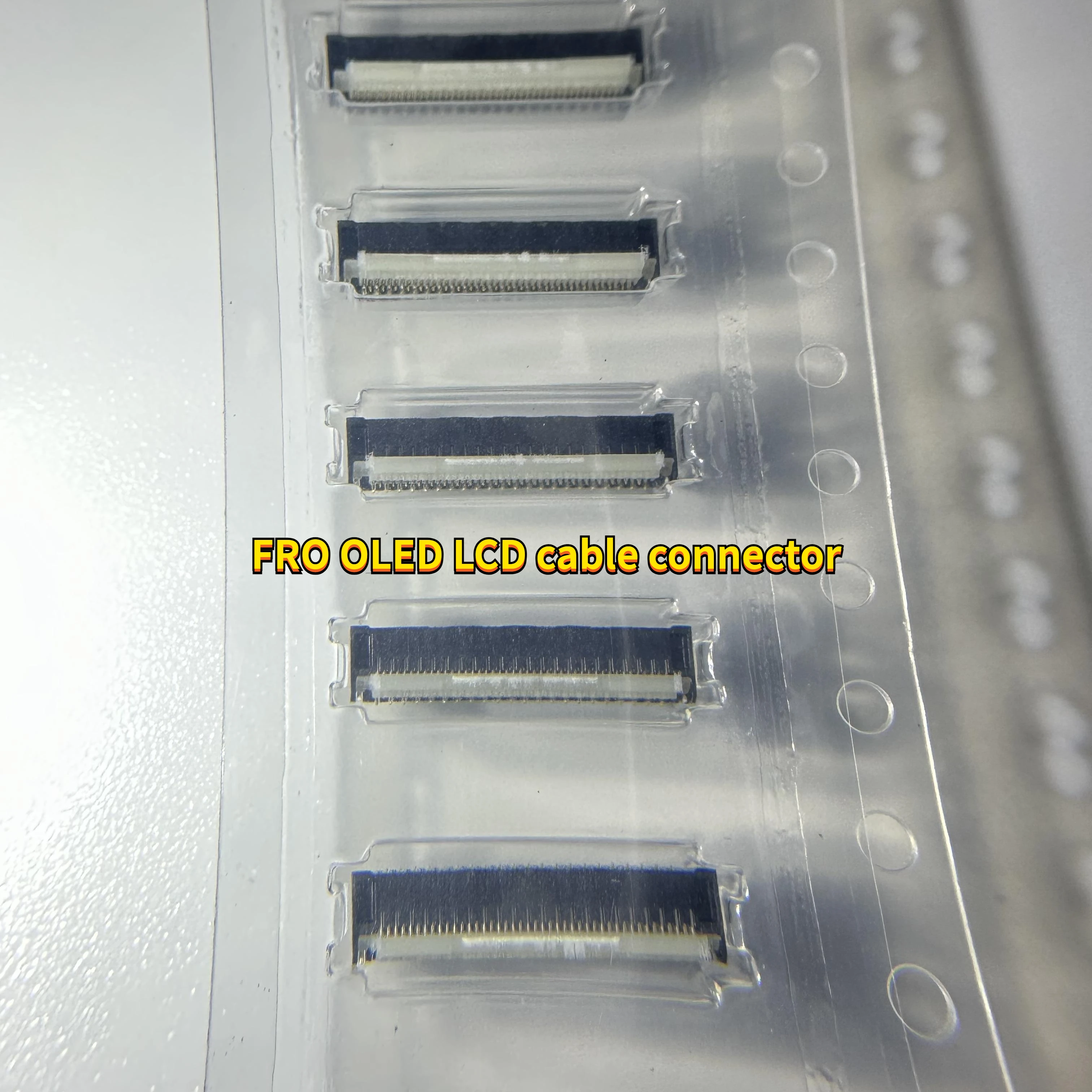 

10 шт. ЖК-разъем 43pin для экрана основного блока OLED Swtich