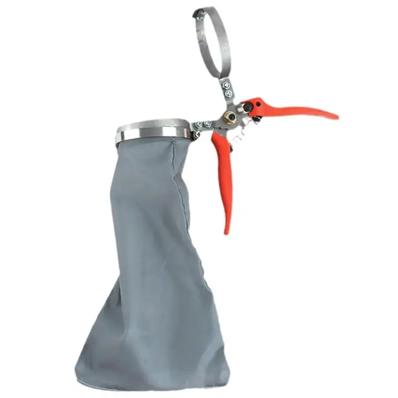 

Ловец фруктов, металлический Ловец фруктов с резаком и корзиной, портативный пружинный захват с ручкой, товары для сбора, легкий сбор овощей