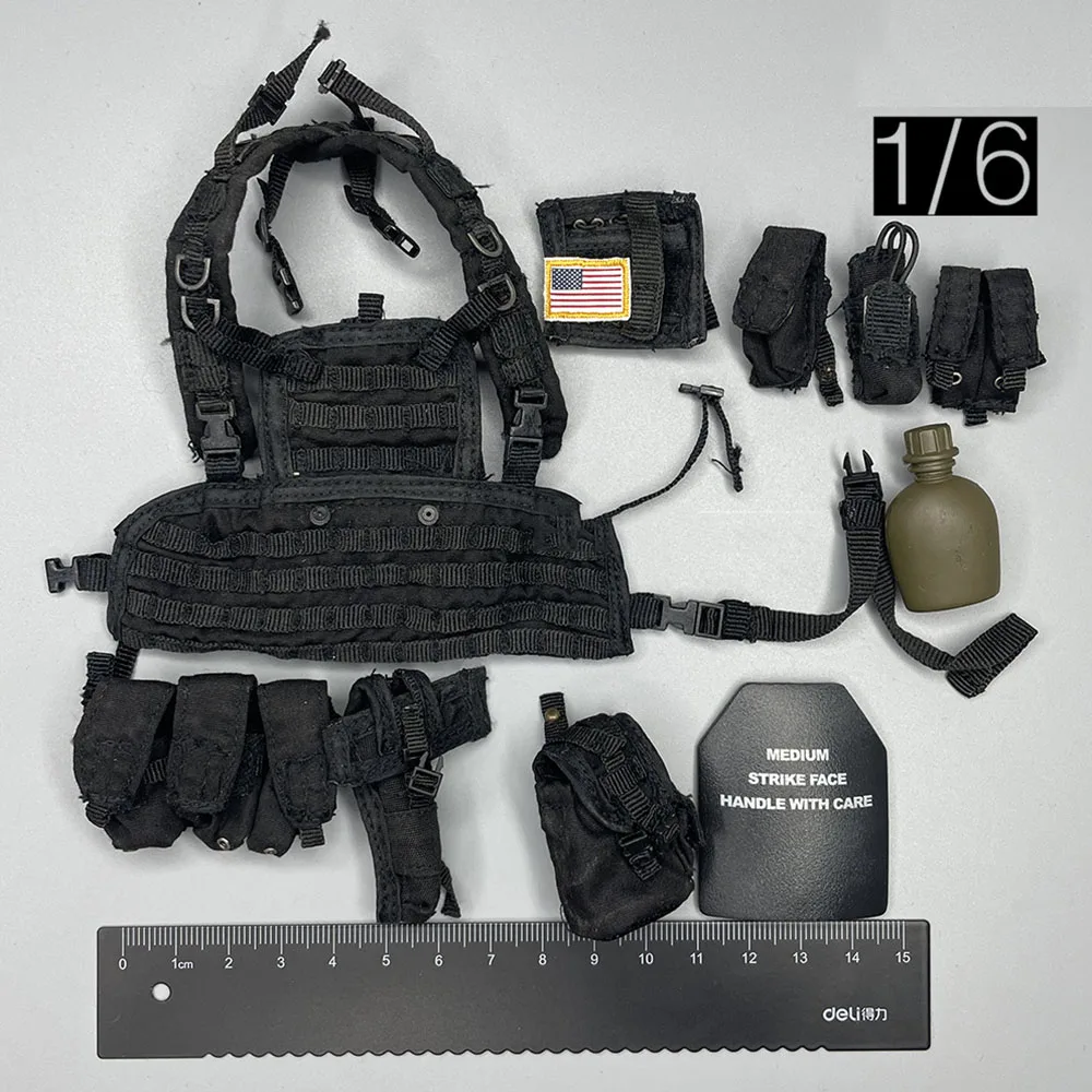 HOTTOYS 1/6 HT US Special Army Force HALO Night Jump pecho bolsas colgantes accesorios modelo para 12 pulgadas figuras de acción coleccionables