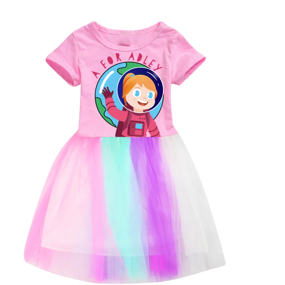 Kawaii A для детского костюма Adley платье с коротким рукавом маленьких девочек