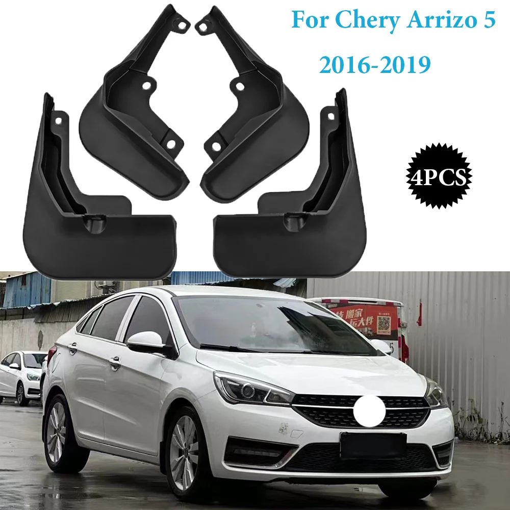 

New upgrade Mudguards for Chery Arrizo 5 PLUS 2016 2017 2018 2019 Car Accessories Mudflap Fender Auto Replacement Parts 4PCS