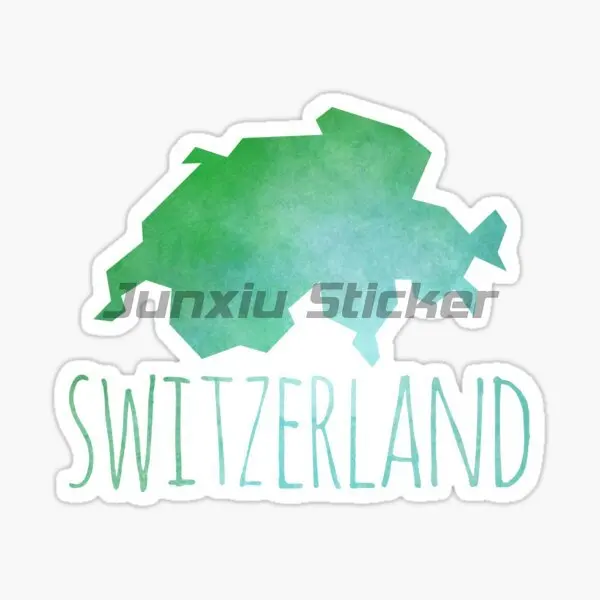 Швейцария, Швейцария, Edelweiss, Снежная гора, флаг, карта, наклейка, окно, мотоцикл, Виниловая наклейка, грузовик, украшение интерьера автомобиля, ПВХ наклейка