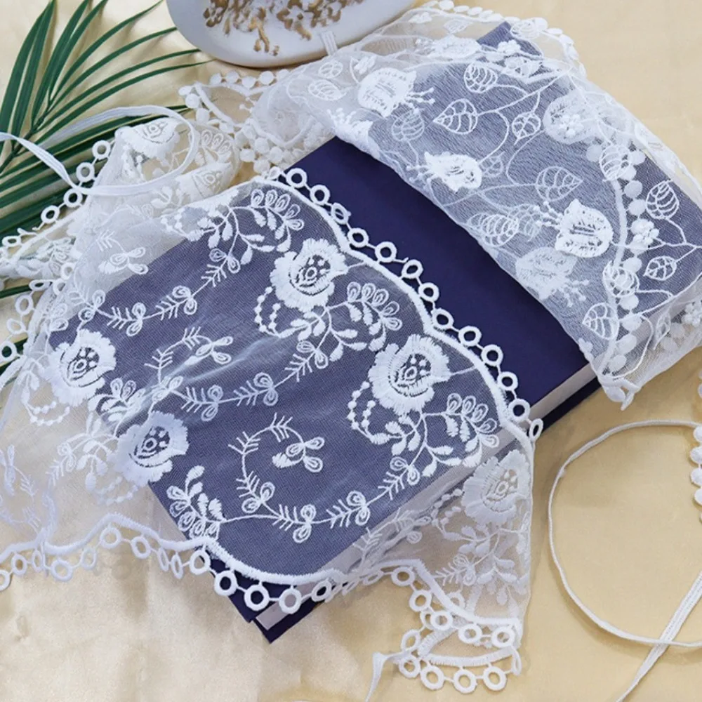 Элегантная кружевная треугольная Бандана с цветочным кружевом в сельском стиле