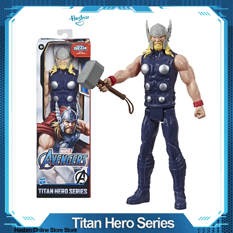 

Hasbro Avengers Marvel Titan Hero Series Blast Gear Thor Action Figure 12" Toy Inspired by The Marvel Universe for Kids Gift