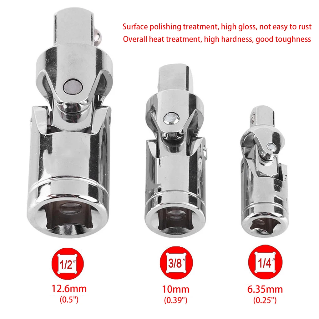 

Wrench Socket Adapter Portable Polished Universal Anti-rust Adjustable Repair Extension Adaptor Sleeve 1 2inch