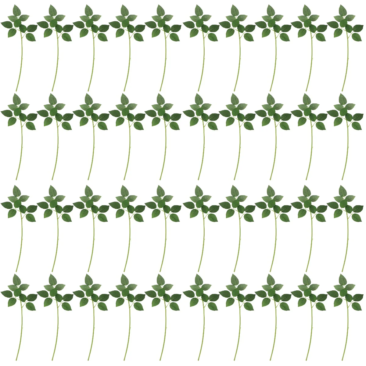 

Stem Stems Flower Roseleaves Artificial Floral Wirefake Green Diy Roses Centerpieces Table Greenerycraft Silk Flowers Faux Decor