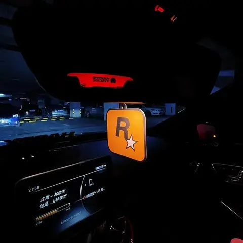 Трендовый автомобильный аромат R star для Volkswagen R GTI Golf 7 Passat b6 VW Tiguan Scirocco Polo