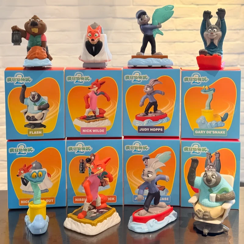 Фото Новая слепая коробка Zootopia 2, совместная серия Mystery Box Kawaii Flash Mayor Lionheart Chief Nick Wilde Judy Hopps, аниме-фигурки, игрушки №3