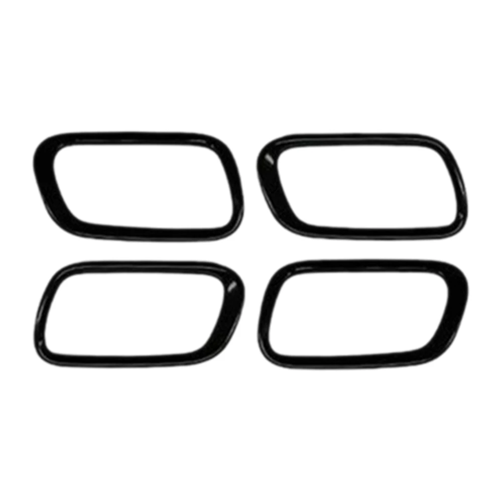 

Автомобильная внутренняя дверная ручка чаши декоративная рамка дверная ручка защитный чехол для Toyota AQUA MXP 2021 черный