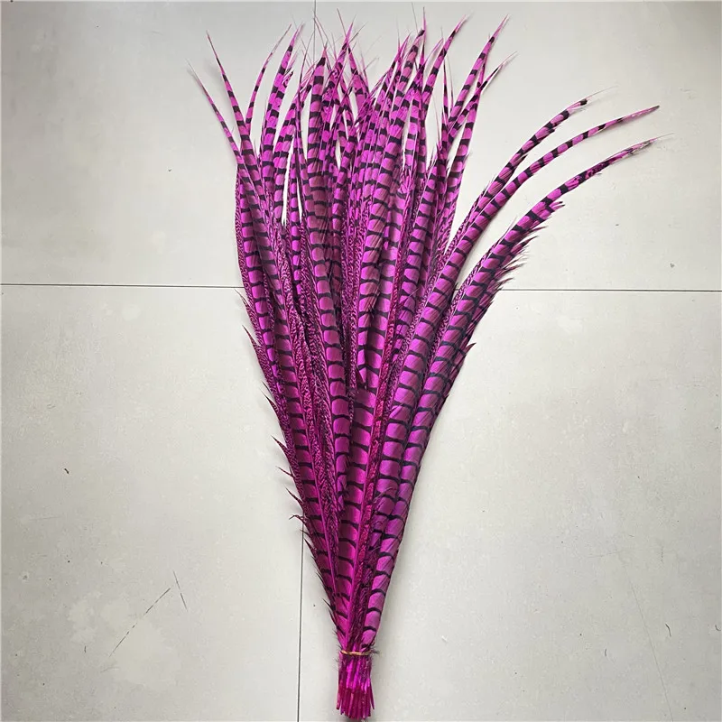 

20 шт./лот роза леди амгерст фазан перья 90-100 см/36-40 дюймов Сделай Сам Плюмаж Декор карнавальное украшение