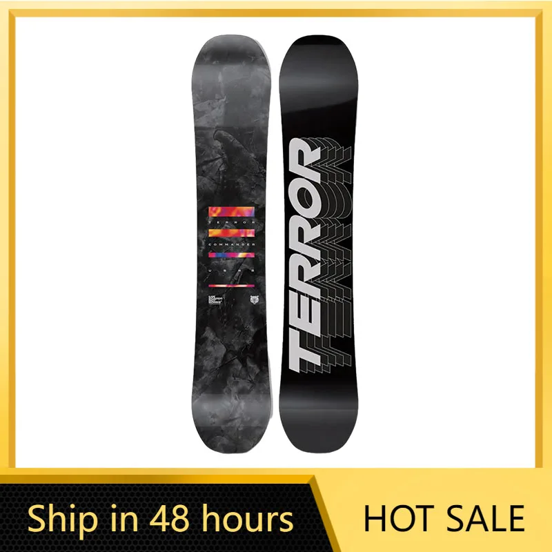 

TERROR 22/Commander Adult Freestyle All-Mountain Snowboard Set: Professional Snowboarding Gear for Men and Women.