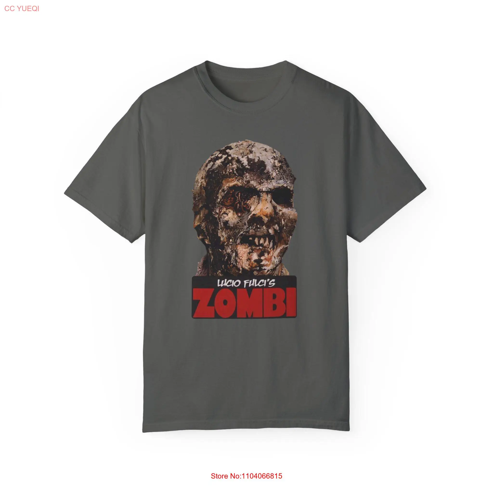 Zombi Lucio Fulci Итальянская ретро-футболка из фильма ужасов с длинными или короткими