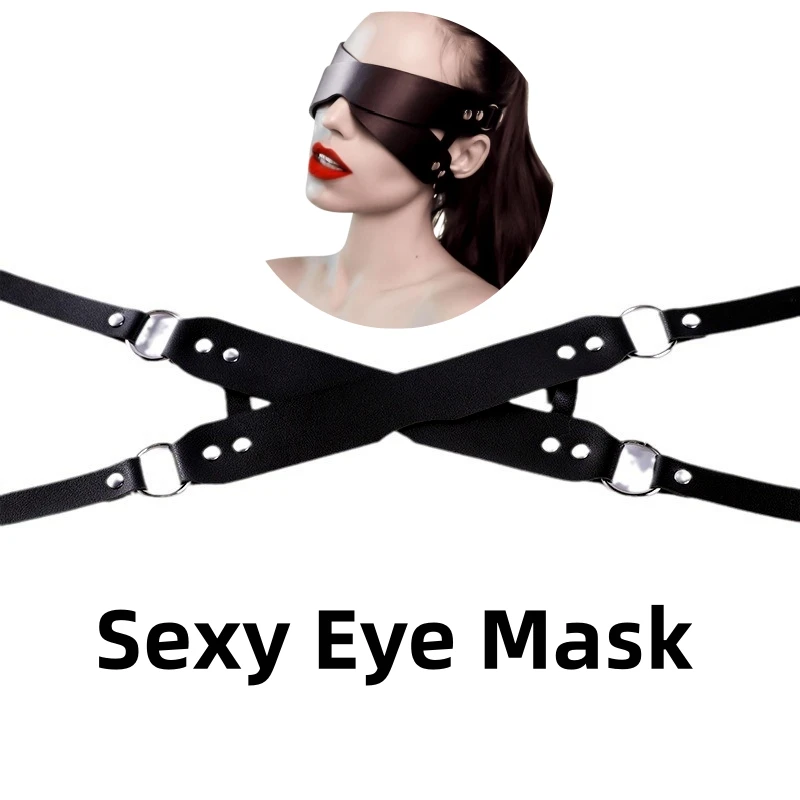 SM секс-реквизит женская сексуальная кожаная маска секс-маска для глаз аксессуары