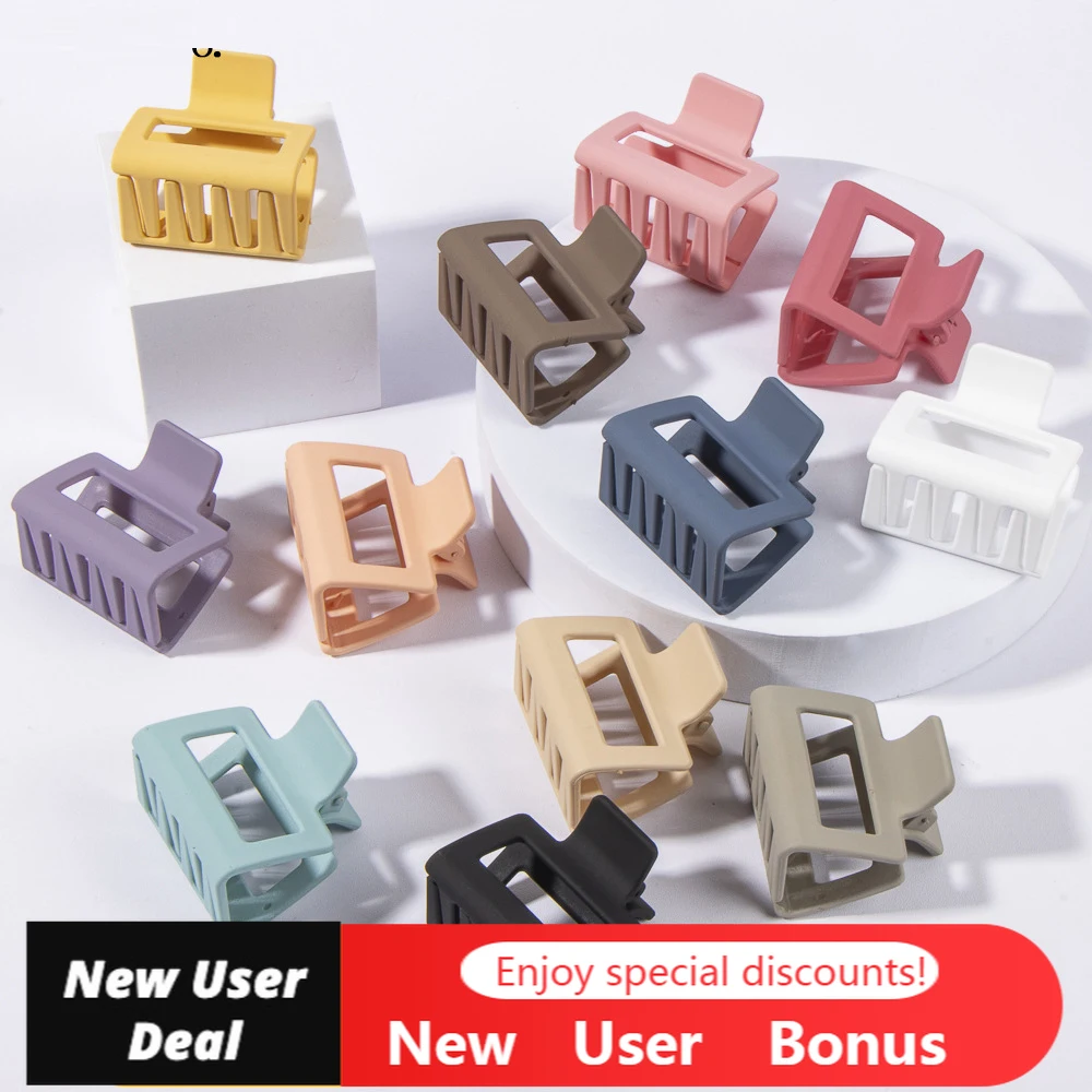 

Fashion Women Hairclips Hairpin Ladies Hairgrip Macaron Color Geometric Hair Claw Makeup Hair Styling Barrettes Hair Accessories