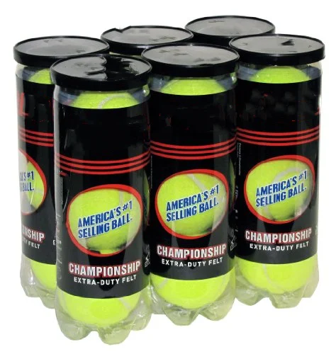 

Championship Extra Duty Tennis Balls, 6 Can Pack, 18 Balls