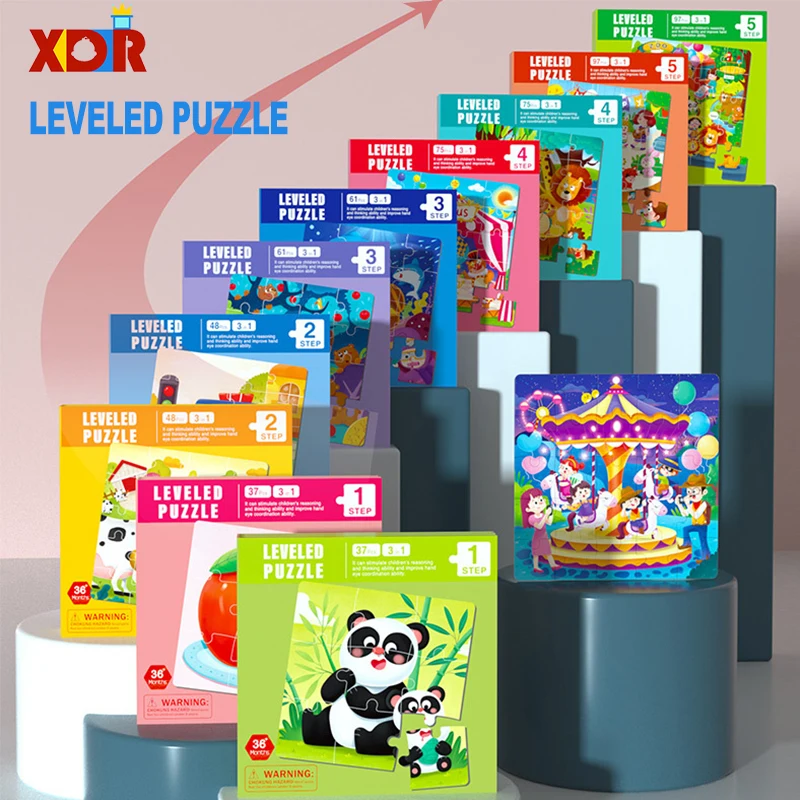 

【XDR】 3 в 1 детские развивающие игрушки-пазлы Монтессори Ci всасывающая книга-пазл для детей игрушки выравнивать игру