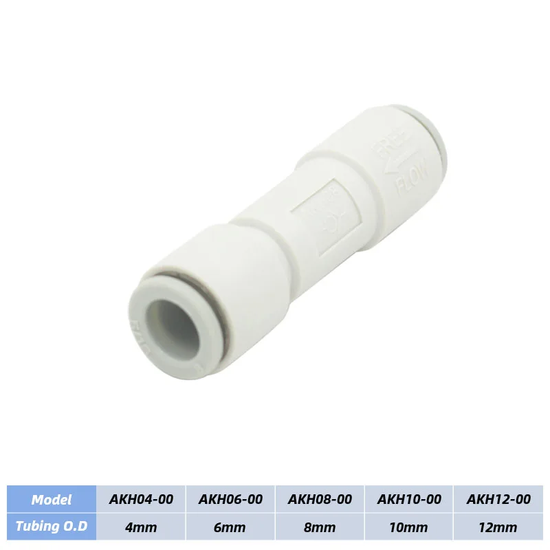 10 шт./лот втулка серии AKH обратный клапан с фитингами в одно касание AKH04-00 AKH06-00 AKH08-00