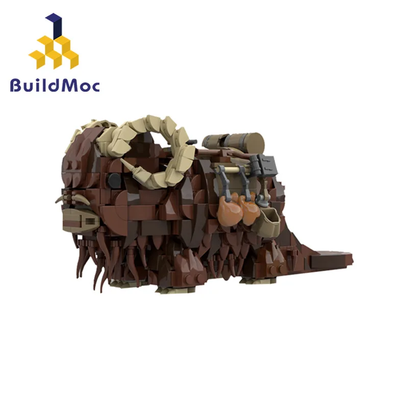 

Disney MOC-97302 Stock Wars Blocks Bantha Tusken Raider Transport Clone Bricks DIY Building Block Kit Toys for Children Gifts