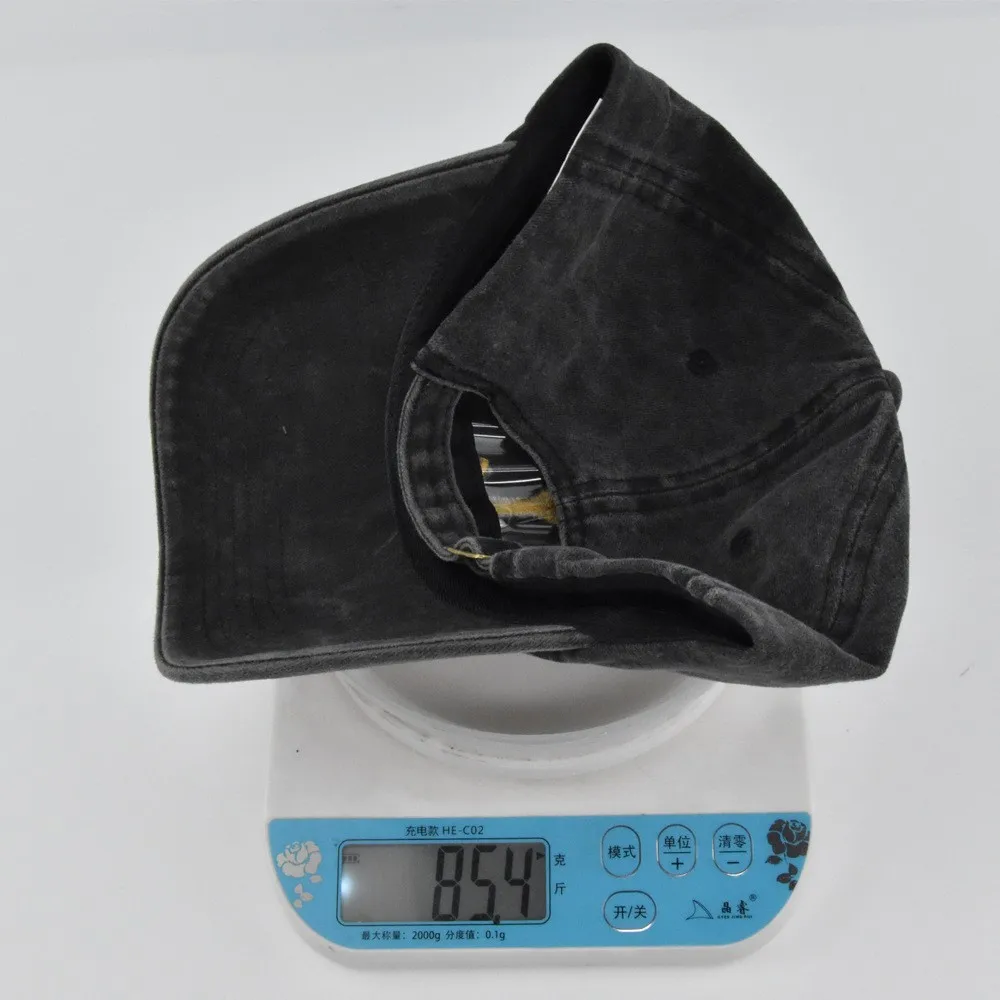 Бейсболка с вышивкой Yellowstone однотонная для отдыха на открытом воздухе