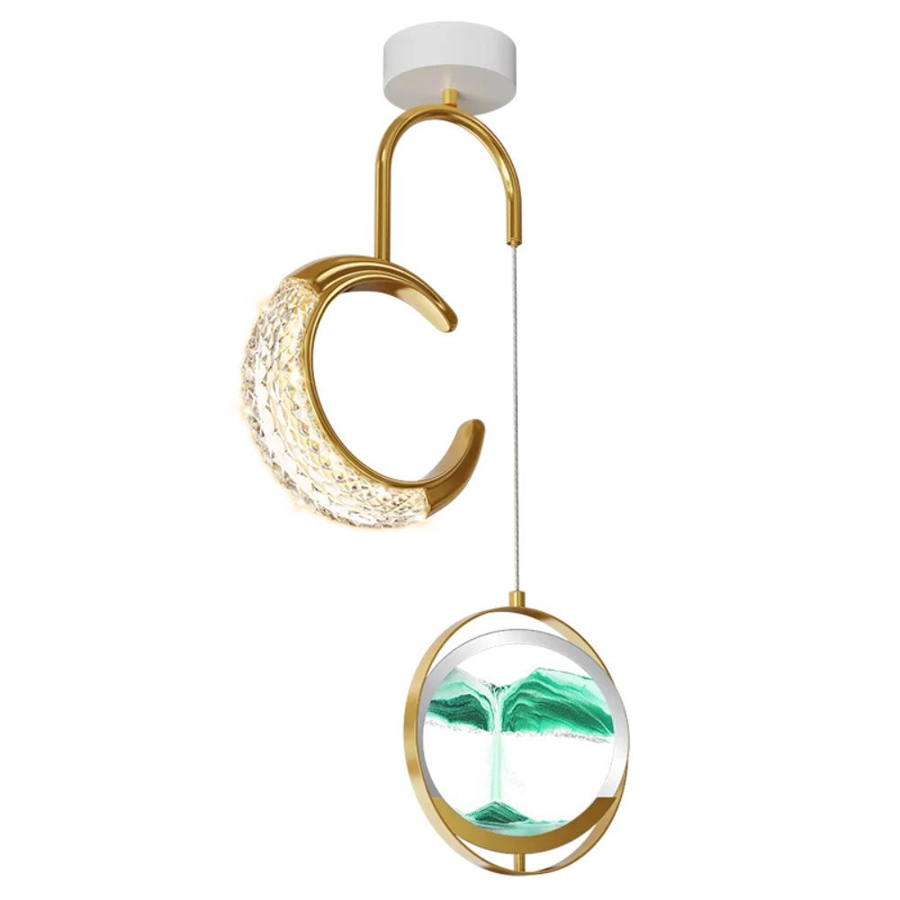 SEAN современные золотые подвесные светильники светодиодные креативные песочные