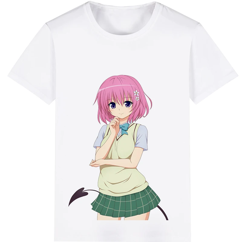 

To Love-Ru Cosplay Costume Adult Kids Child Short Sleeve T-shirt T shirt