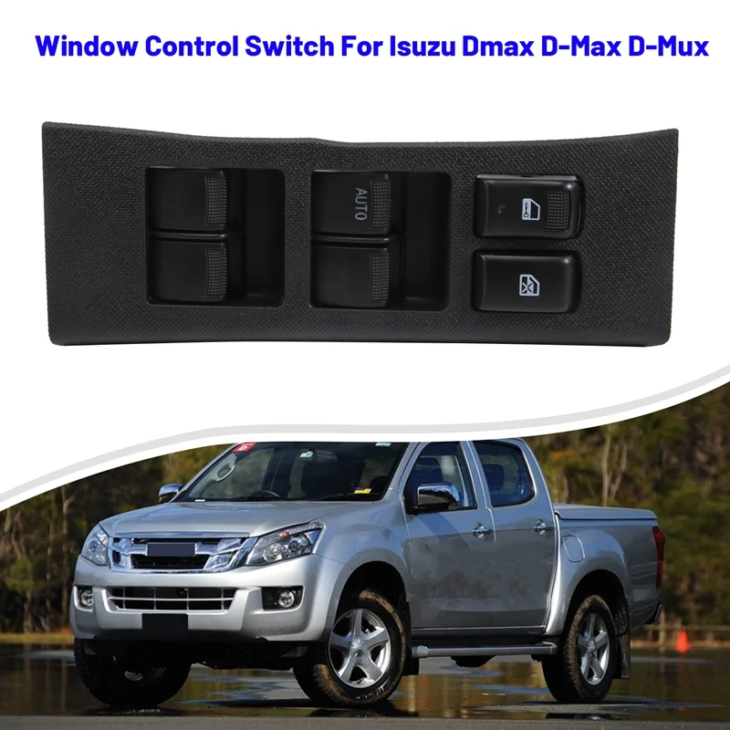 

Car Master Electric Power Window Control Switch Window Lifter Button with Panel Accessories for Isuzu Dmax D-Max D-Mux