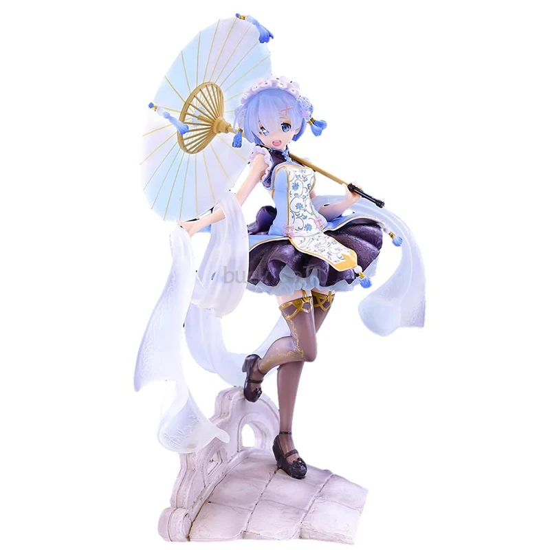 

28cm Lolita Rem Anime Figures Re:Life In A Different World From Zero Figure Doll Pvc Statue Model Collect Decorat Christmas Gift