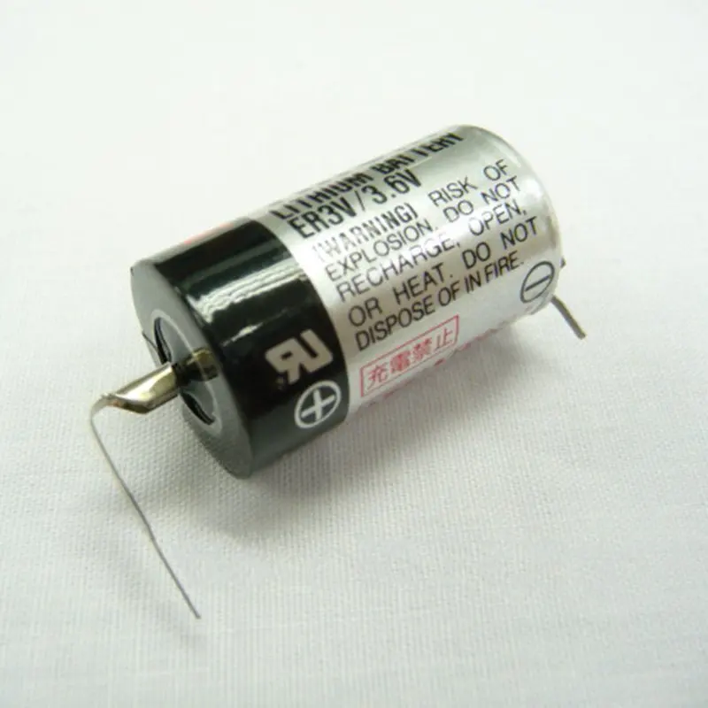 

1pce ER3V 1 2AA 3,6 V аккумулятор PLC со сварочными ножками