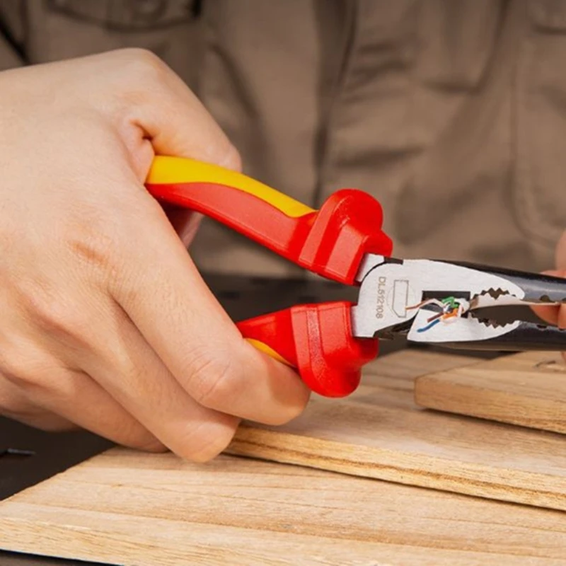 Изолированные плоскогубцы с длинными иглами 150 мм 1000 В для электромобилей