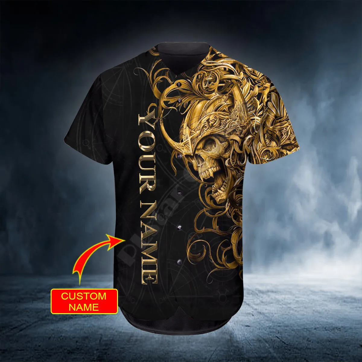 King Viking Personalized Baseball Jersey Shirt Baseball Shirt 3D All Over Printed Men's Shirt Casual Shirts hip hop Tops