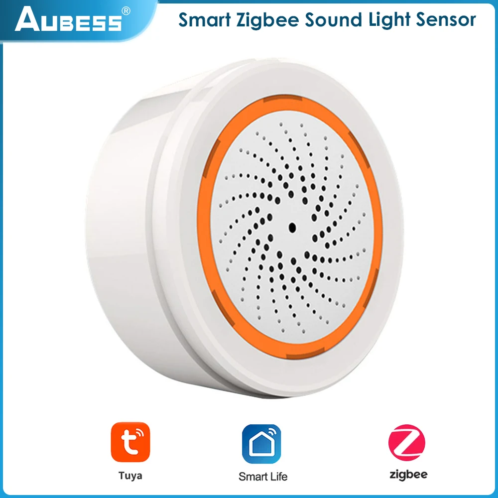 

Siren 2 In 1 Sensor 90db Built-in Siren Alarm Usb Indoor Sound Light Sensor Tuya Smart 40m Smart Home