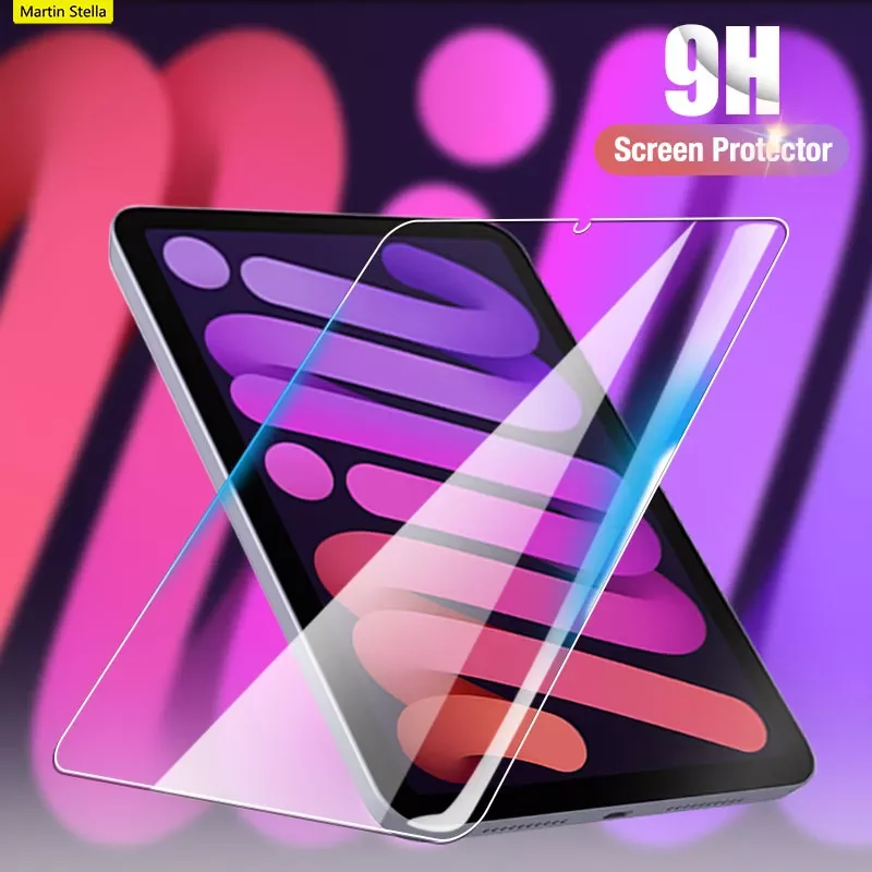 

For Ipad Mini 6 2021 8.3 9th 9 5 Pro 11 12.9 Tempered Glass Screen Protector For Ipad Air 4 3 2 2020 10.2 8 8th 6th Accessories