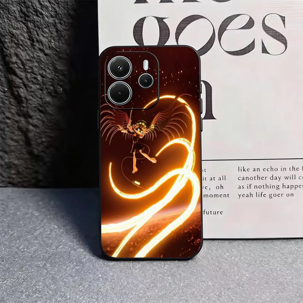 Фото Чехол для телефона с мультяшным принтом «Anie Murder Drones» для Xiaomi Redmi Note 17 15 14C 13C 12C 14 13 12 Pro Plus S, мягкий черный чехол. №1