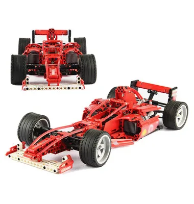 

3334 726pcs Technical Series Racers F1 Racer 1:10 Car set Building Model Kids Mini Block Compatible 3334 Toys MOC
