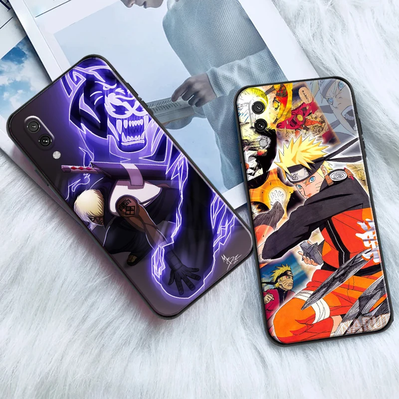 

Bandai NARUTO Comics Cool For Xiaomi Redmi 7 7A 8 8A 7 9i 9AT 9 9T 9A 9C Note 7 8 2021 Pro 8T Phone Case Black Back