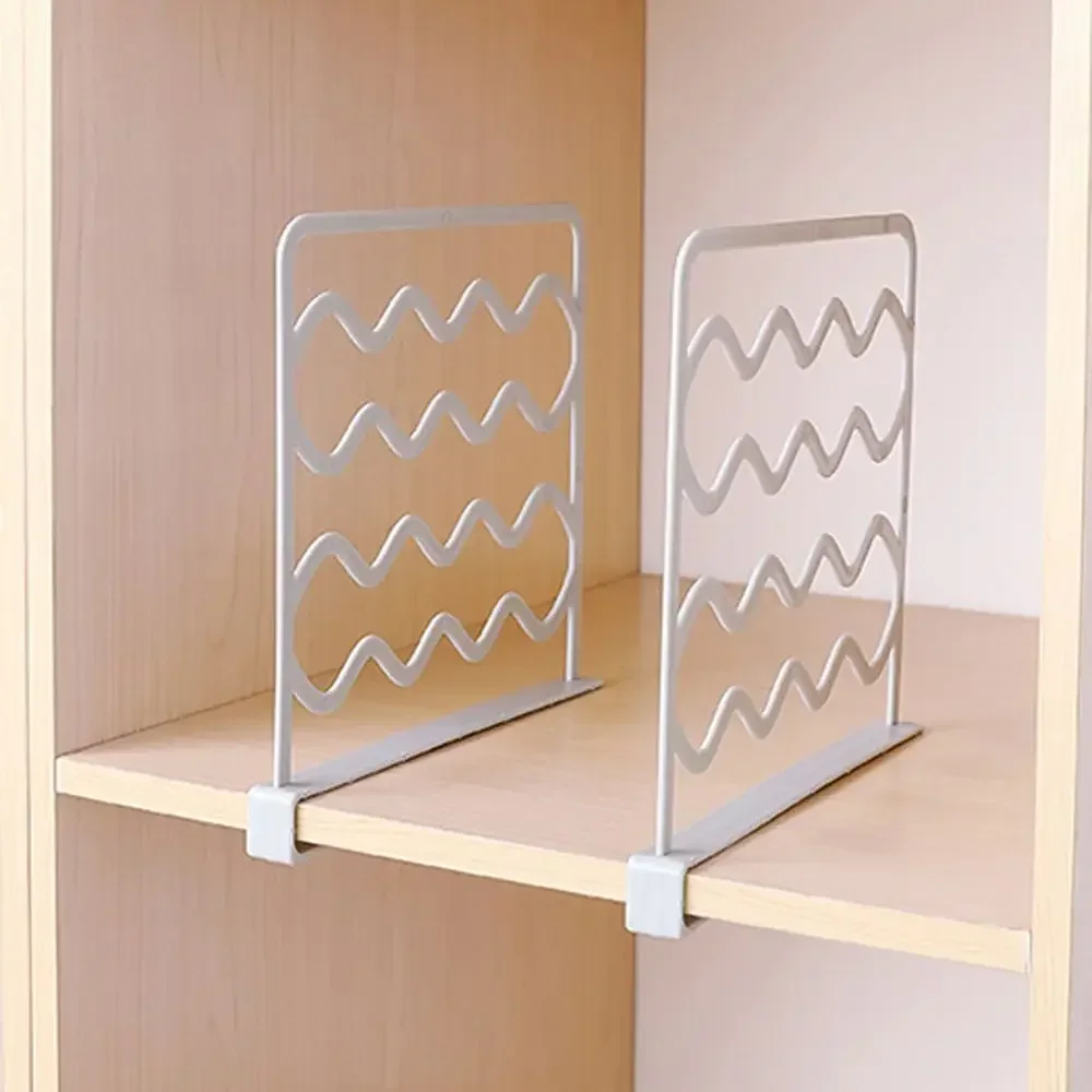 Регулируемая полка для хранения нижнего белья перегородка сетка шкафа доска