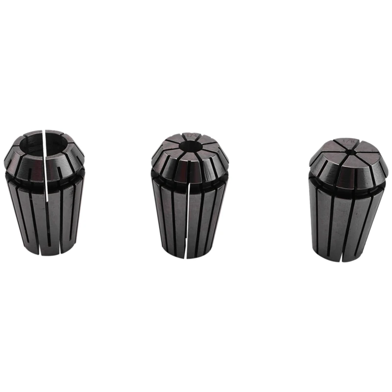 

6Pcs ER20 Spring Collet Chuck Lathe Milling CNC Engraving Holder 1/8 Inch 1/4 Inch 1/2 Inch