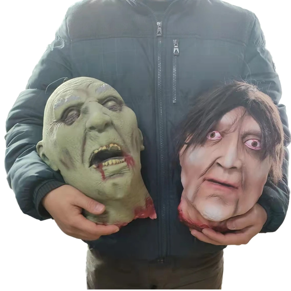 halloween horror props bloody hand haunted house party decoration scary zombie heads bloody free global shipping