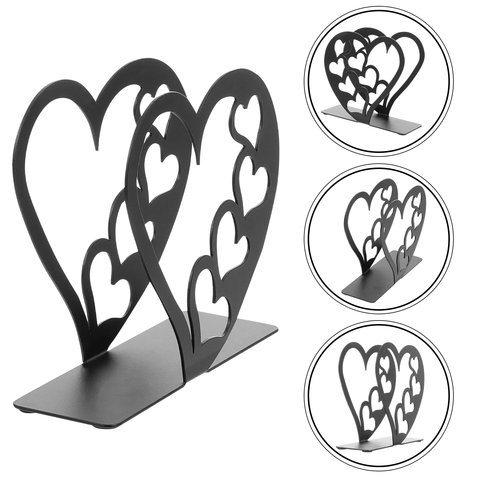 

Freestanding Tabletop Exquisite Restaurant Napkin Dispenser Heart Tissue Holder Tissue Storage Rack