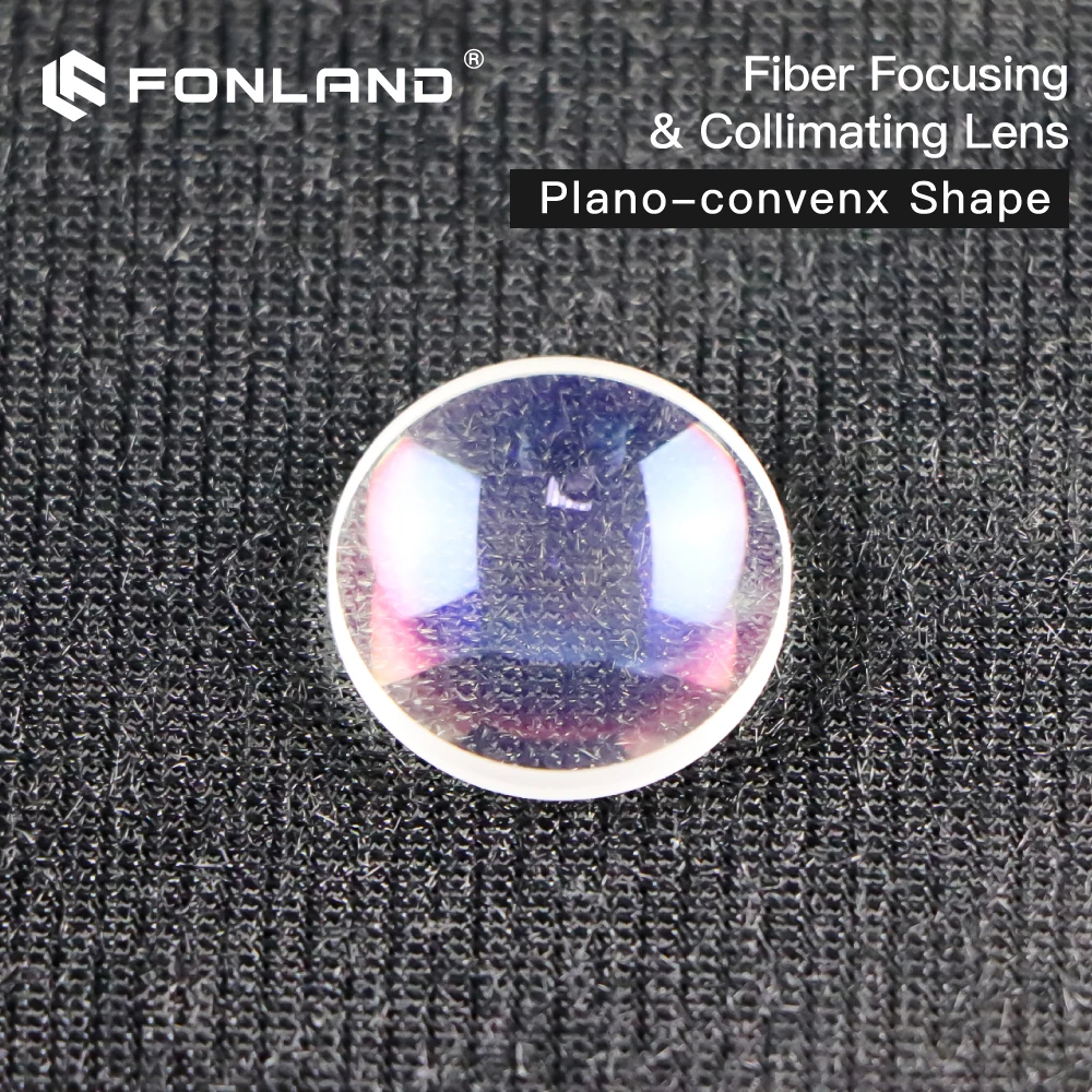 

Фокусирующая линза Fonland, диаметр 20-37 мм, кварцевый плавленый кремний для оптоволоконной лазерной машины, 1064 нм, плоско-удобный