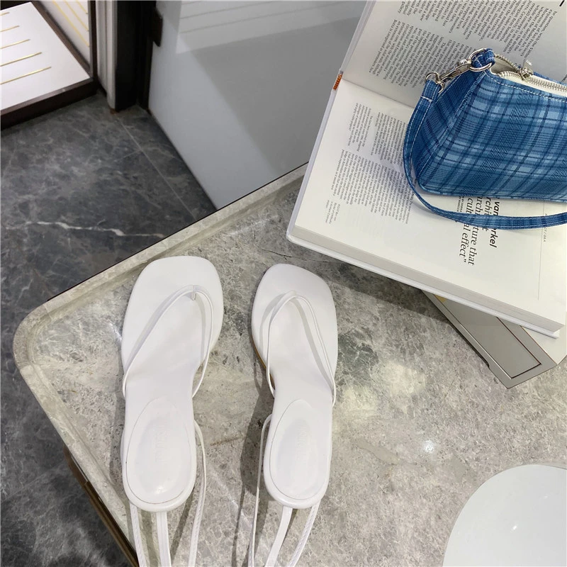 

2022 Summer Stiletto Clip Toe High Heels Fashion Sandals Strap Design Versatile Sandals With Internet Celebrity Women‘s Shoes