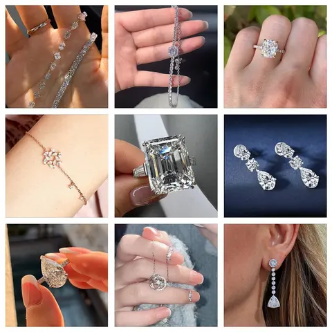 Прямое теннисное ожерелье с бриллиантами, PT950/14K/18K, теннисное ожерелье из белого золота для подарка на день рождения