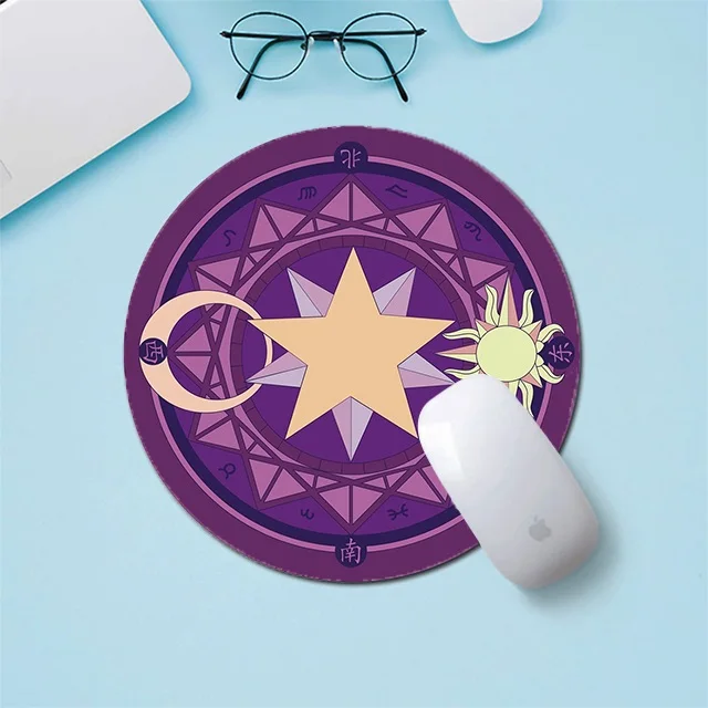 

PC Gamer Magic Circle Mouse Pad Accessories Mousepad Stitch Office Computer Mat Small Mousepepad Cheap Deskpad Deskmat Pads
