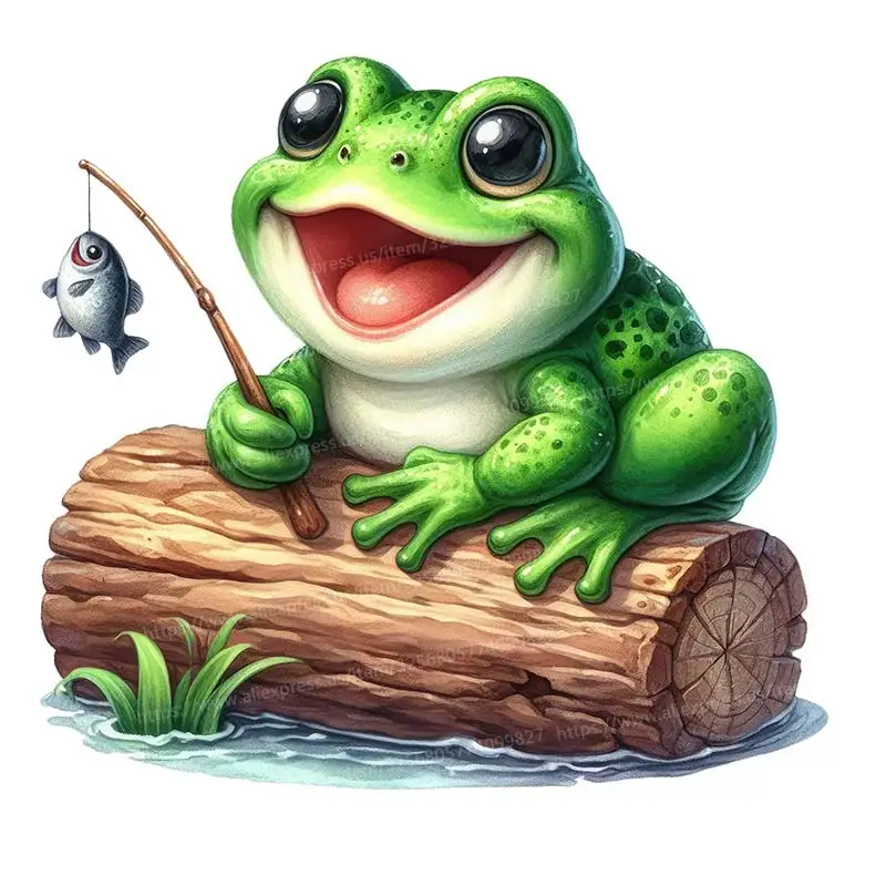 Наклейка на стену Лягушка ПВХ царевна лягушка