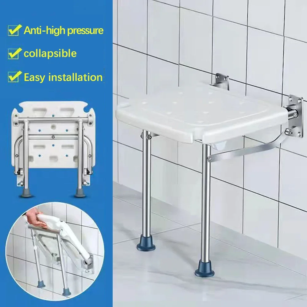 Складной табурет для ванной комнаты пожилых людей ванны настенное сиденье душа
