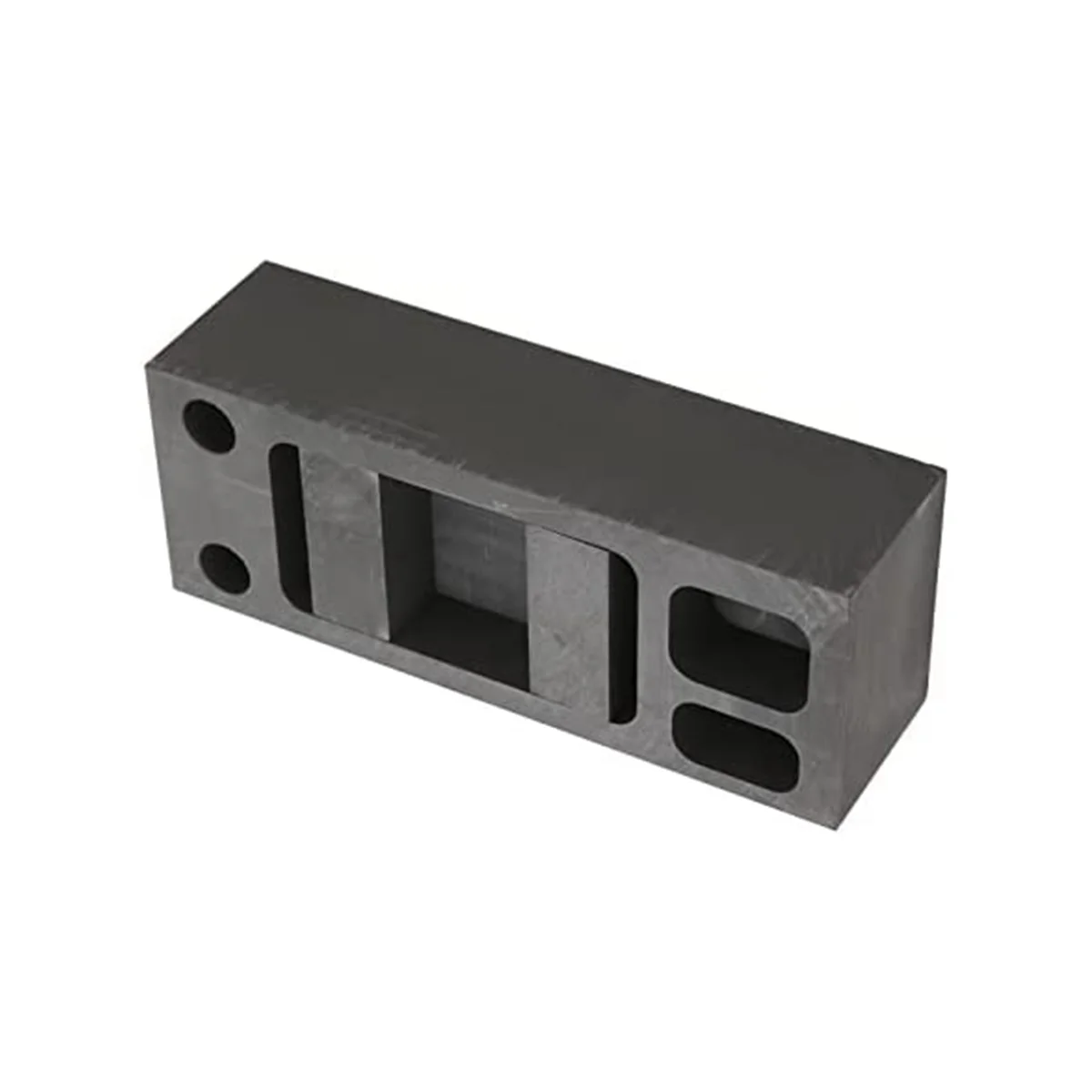 

Графитовая форма для слиток, комбинированная форма для металлообработки, хорошая теплопроводность, двусторонняя, 4 слота для изготовления ювелирных изделий