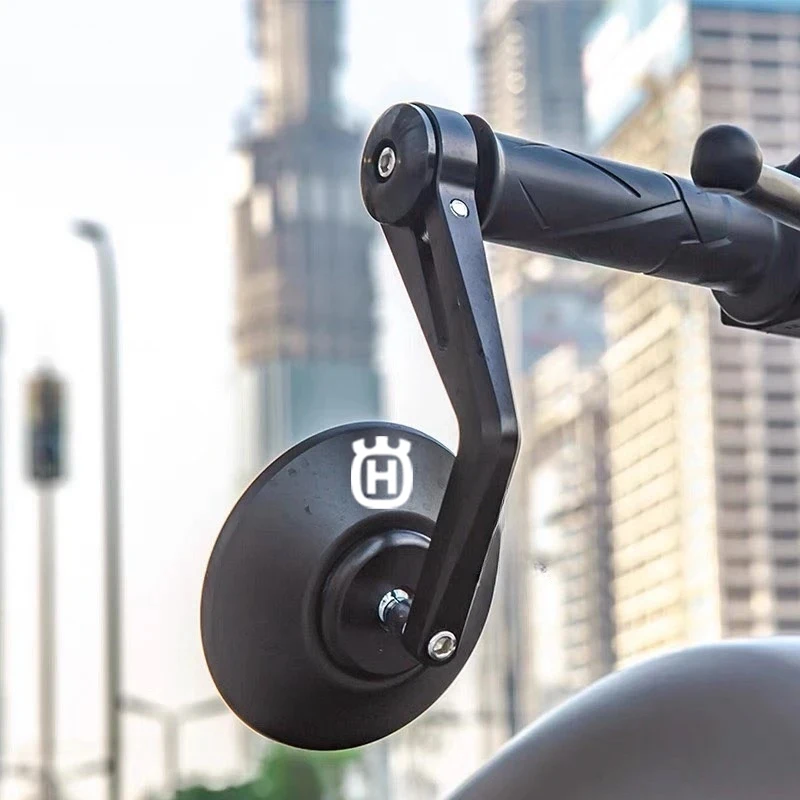 Для Husqvarna Svartpilen 401 250 701 синее стекло Круглый Руль заднего вида боковые зеркала